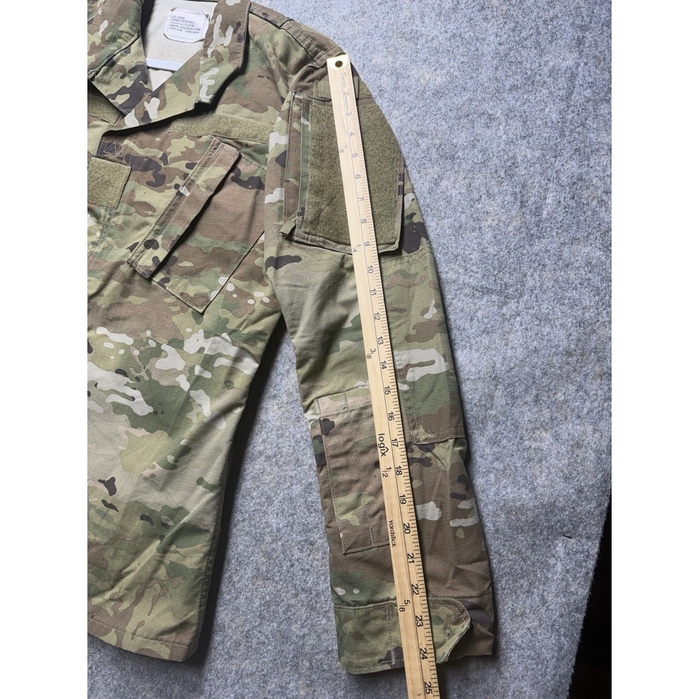 US Army Combat Uniform Jacket MC Camo FR Ripstop‎ Size 33 Long NSN 8415016233001 - Picture 6 of 12
